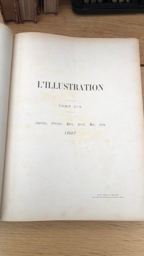 Revue l’illustration 1er semestre 1897, Enlèvement ou Envoi