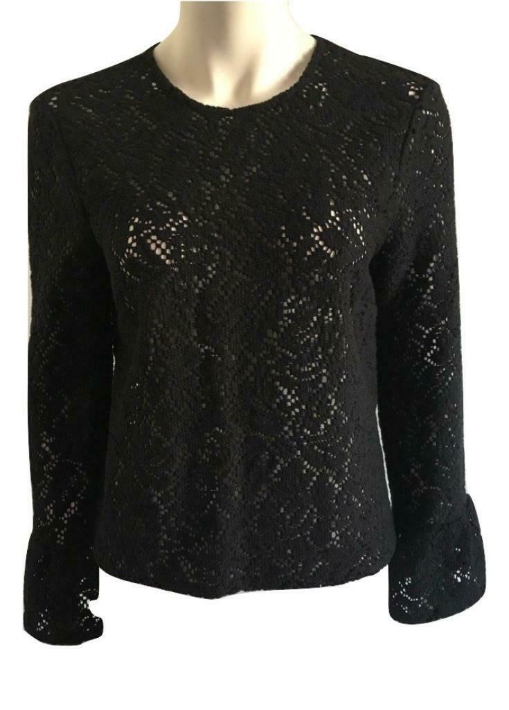 Chemisier par Zara Woman. - M, Taille 38/40 (M), Zara, Comme neuf, Noir