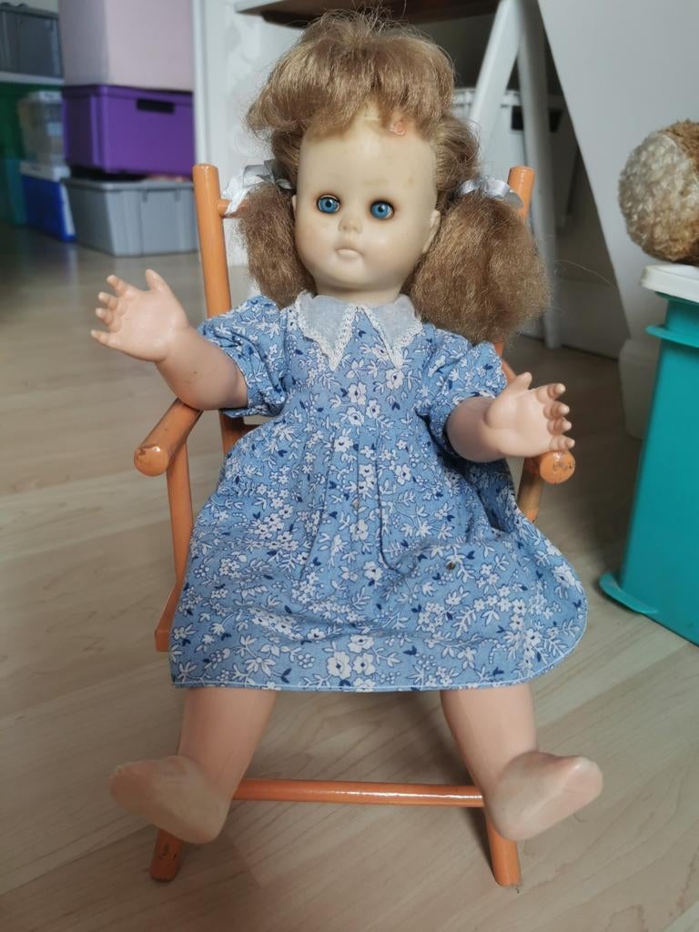 Heel oud Unica popje, Verzamelen, Poppen, Ophalen of Verzenden, Gebruikt