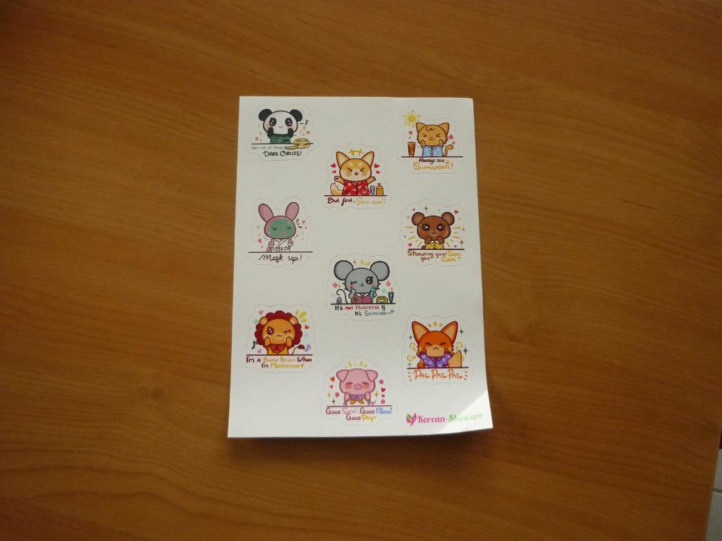 Skincare gezichtsverzorging stickers, Handtassen en Accessoires, Uiterlijk | Gezichtsverzorging, Ophalen of Verzenden