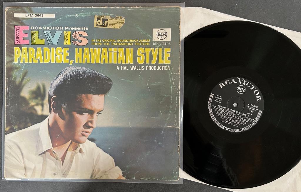 ELVIS PRESLEY - Paradise, Hawaiian style ( LP ), Envoi, Utilisé, 12 pouces, Rock and Roll