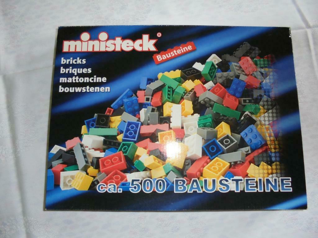 Boîte MINISTECK: compatible LEGO: 500 blocs de construction, Enlèvement, Neuf, Ensemble complet, Lego