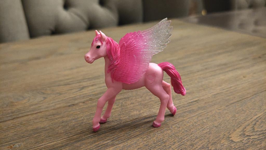 Schleich Bayala – Roze Pegasus veulen – Blue Ocean exclusive, Ophalen of Verzenden, Zo goed als nieuw