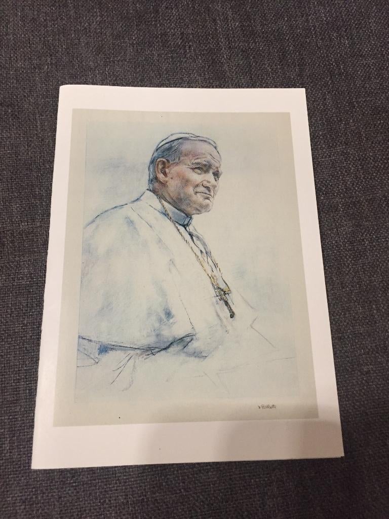 Doodsprentje Paus Joannes Paulus II, Verzamelen, Ophalen of Verzenden, Bidprentje