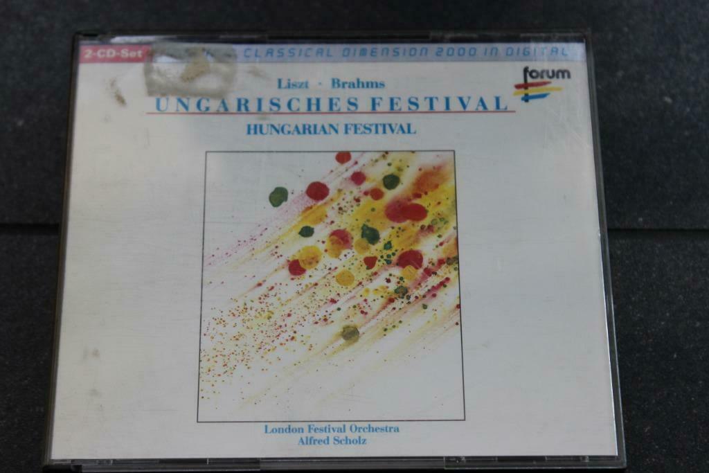 2CD FESTIVAL UNGOURI - LISZT - BHRAMS, Enlèvement ou Envoi, Utilisé