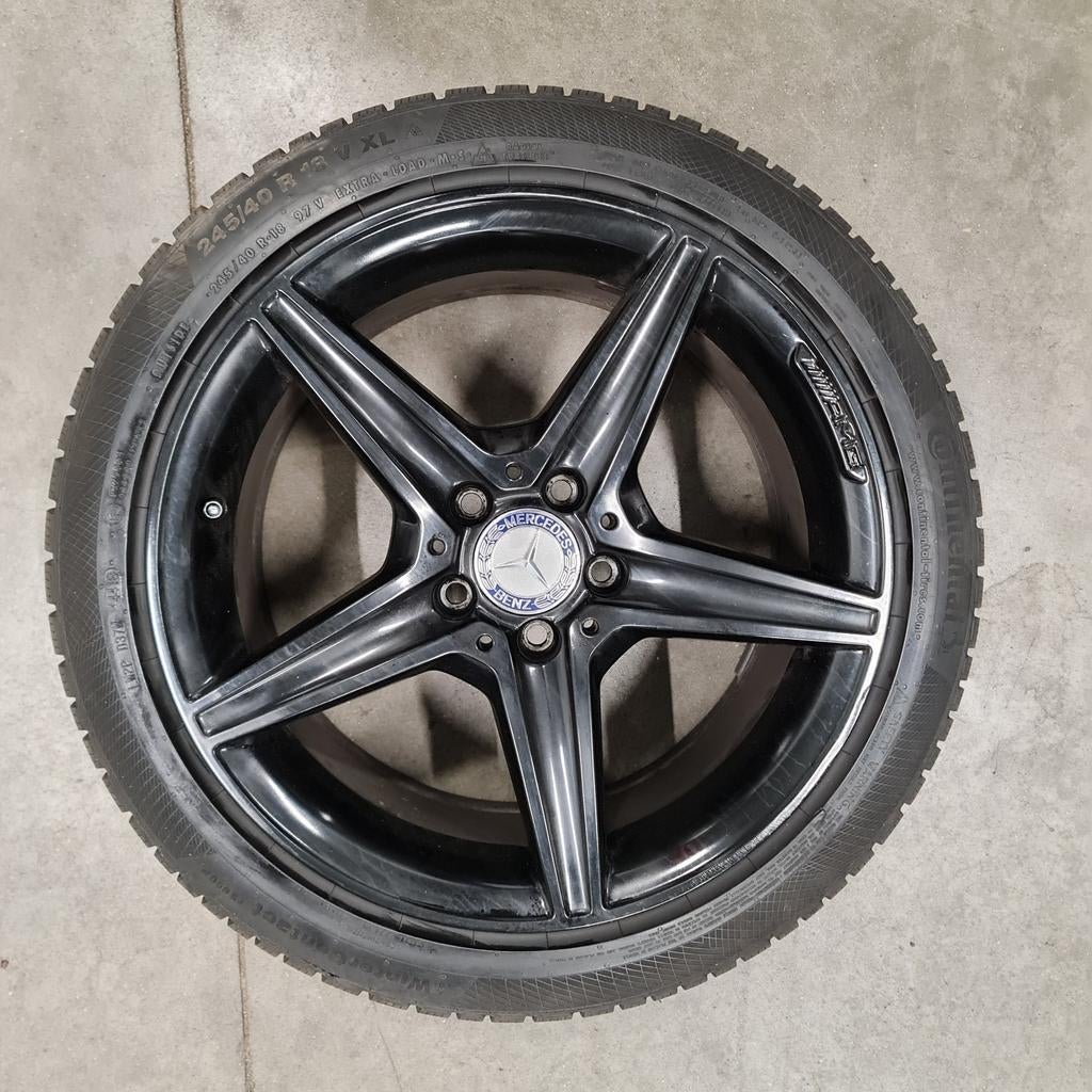 AMG velgen 225/45 r18, Autos : Pièces & Accessoires, Pneus & Jantes, Pneus et Jantes, 18 pouces, Enlèvement, Utilisé