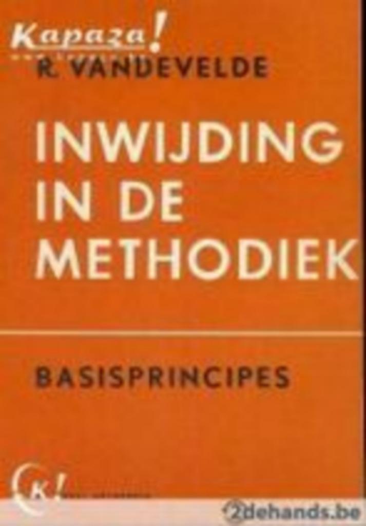 Inwijding in de methodiek., Boeken, Gelezen, Ophalen of Verzenden, Hogeschool, Gamma