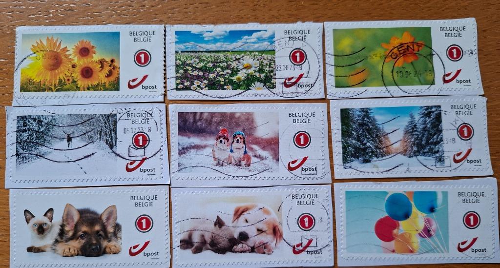 Timbres belges Timbres thématiques, Enlèvement ou Envoi, Affranchi