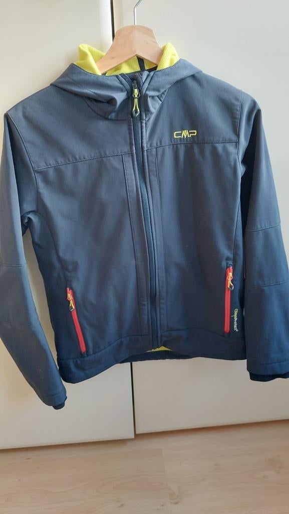 Windstopper/ softgell jas Maat 164 CMP jongen, Gebruikt, Ophalen of Verzenden, GMP, Jongen