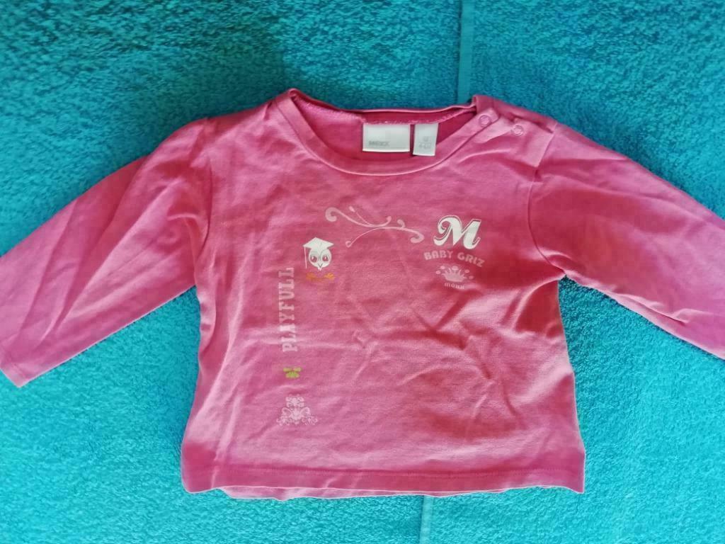 T shirt met lange mouwen Roze Mexx maat 68, Mexx, Gebruikt, Meisje, Ophalen of Verzenden