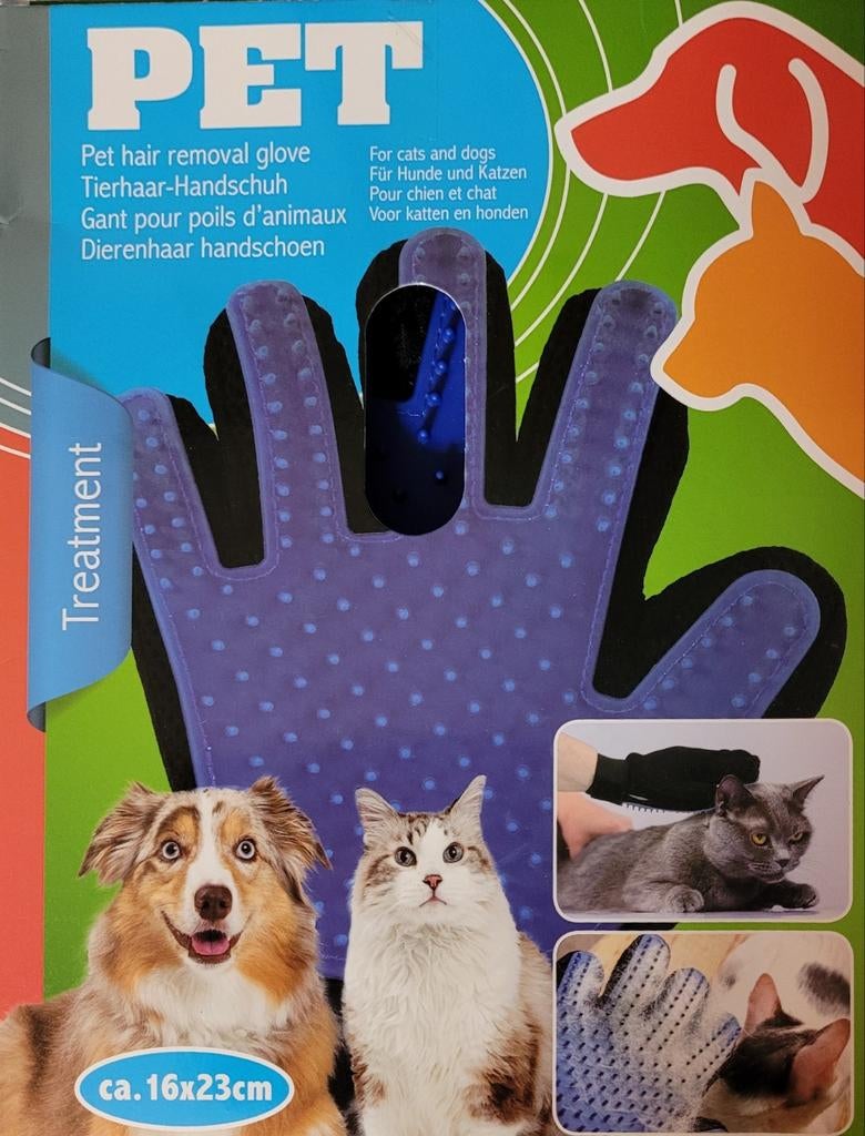 Gant pour poils d'animaux / Dierenhaar handschoen 1+1 GR., Verzenden, Nieuw