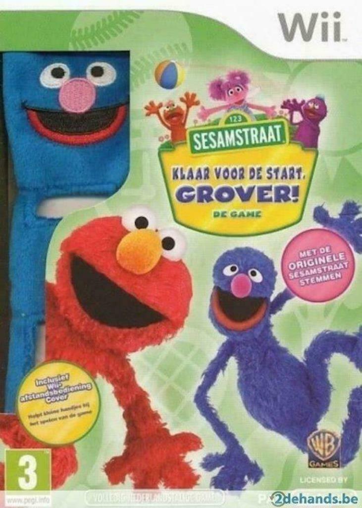 SESAMSTRAAT - KLAAR VOOR DE START GROVER - WII, Games en Spelcomputers, Games | Nintendo Wii, Ophalen of Verzenden, Nieuw