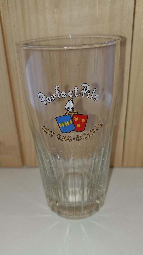 Perfect Pils Het Sas Ecluse bierglas, Verzamelen, Ophalen, Zo goed als nieuw, Bierglas