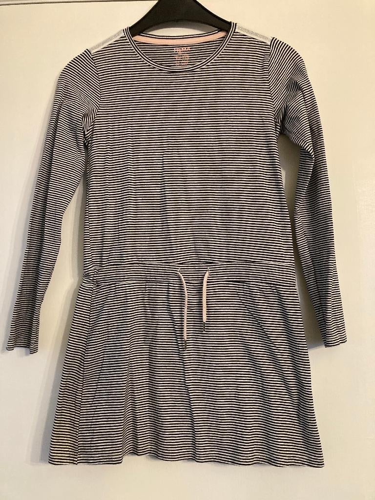 Gestreept jurkje - Hema - maat 146/152, Enfants & Bébés, Vêtements enfant | Taille 146, Robe ou Jupe, Enlèvement ou Envoi, Utilisé