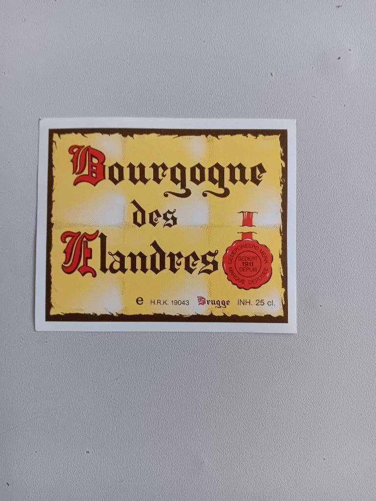 Étiquettes de bière Verhaeghe Vichte Anzegem Vera, Enlèvement ou Envoi, Utilisé, Autres types