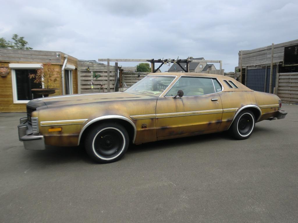 Ford Grand Torino Elite Coupe 5800cc automaat maar 105000 km, Auto's, Automaat, Achterwielaandrijving, Beige, Overige kleuren