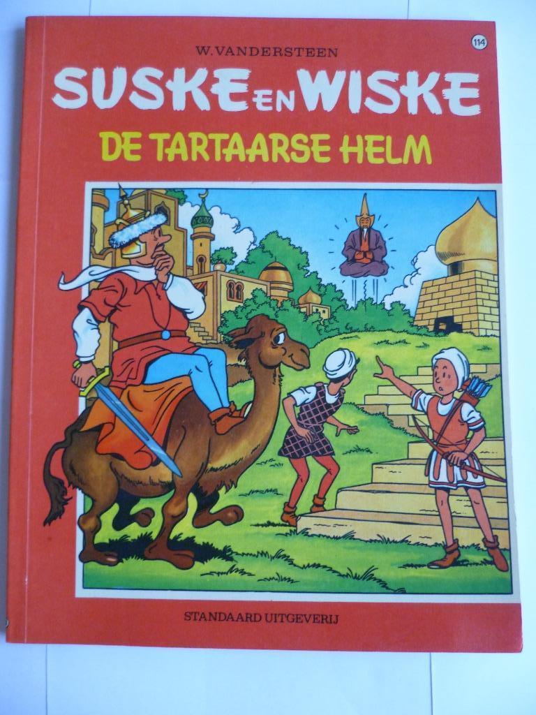 SUSKE EN WISKE 1E DRUK NR:114"DE TARTAARSE HELM"UIT 1971, Willy Vandersteen, Eén stripboek, Ophalen of Verzenden, Zo goed als nieuw
