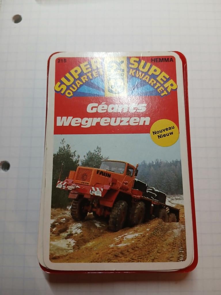 Jeu de cartes atout camions géants., Collections, Enlèvement ou Envoi