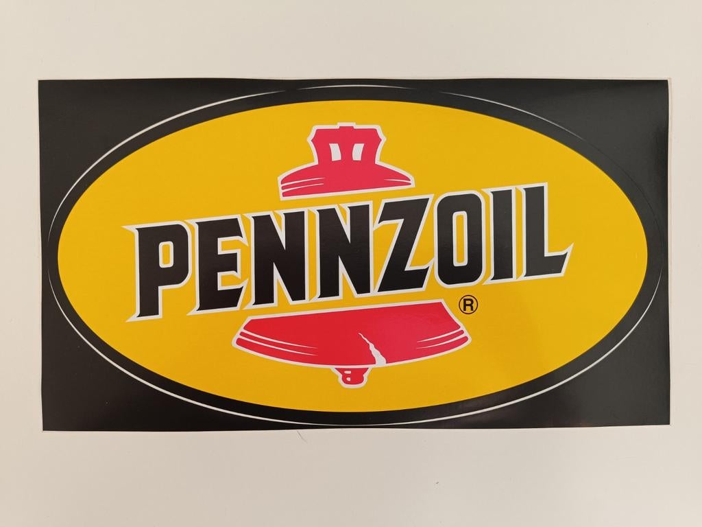 Autocollant sticker vintage Pennzoil, Collections, Marques & Objets publicitaires, Enlèvement ou Envoi, Neuf