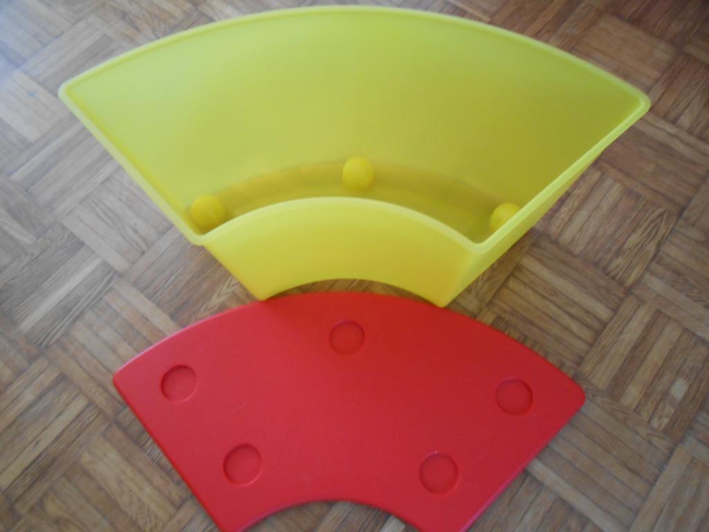 bac à jouet, banc IKEA vintage, forme fromage 70X30X30 cm, Ophalen, Gebruikt, Jongen of Meisje
