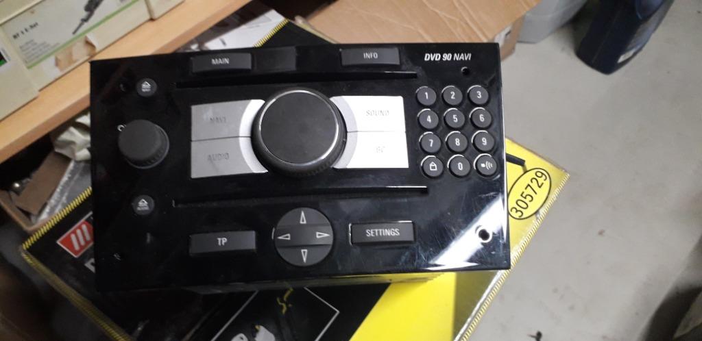 Autoradio DVD 90 NAVI aux In Radio Opel Astra H Zafira B Ori, Enlèvement ou Envoi, Comme neuf