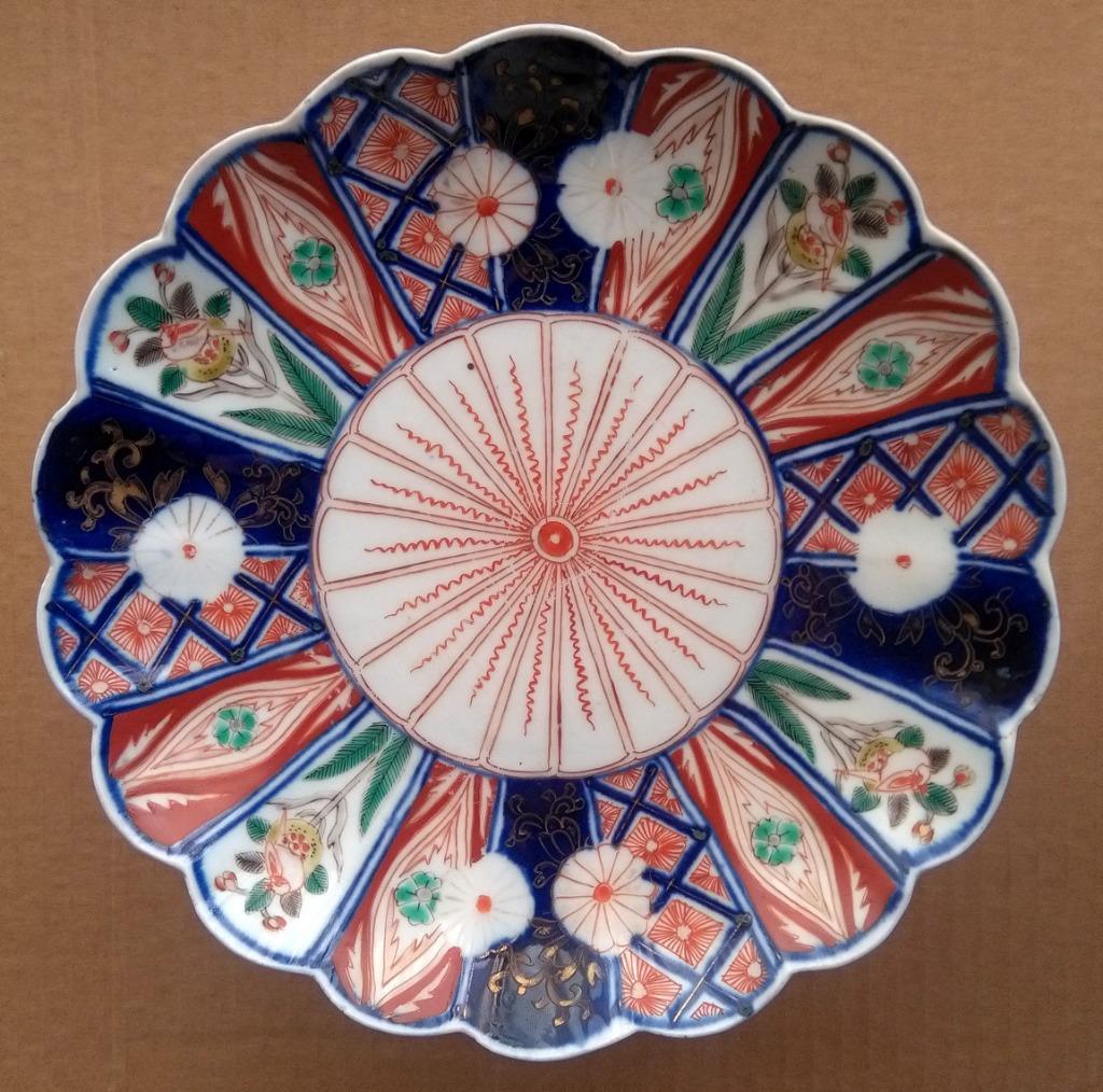 Imari Japan XIX Arita Meiji Periode eindigde goud., Ophalen