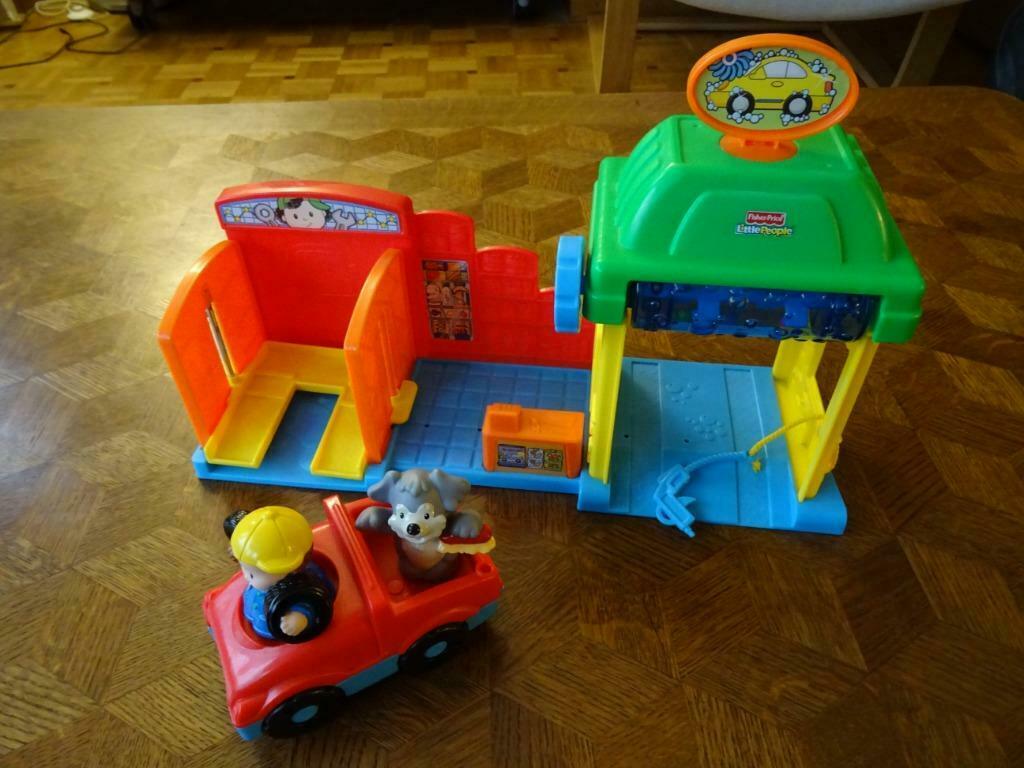 Car Wash Little People, Enlèvement, Utilisé, Set de jeu