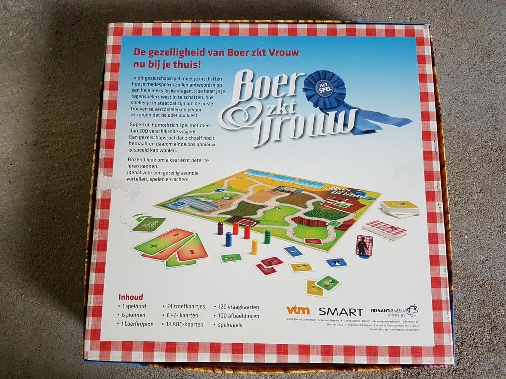 Boer zoekt Vrouw bordspel, Hobby en Vrije tijd, Vijf spelers of meer, Ophalen, Zo goed als nieuw