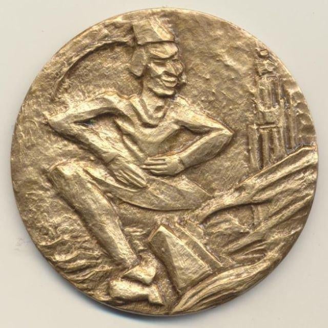 (s36) Antwerp 10 miles 1992, medaille, Verzamelen, Sportartikelen en Voetbal, Ophalen of Verzenden, Gebruikt