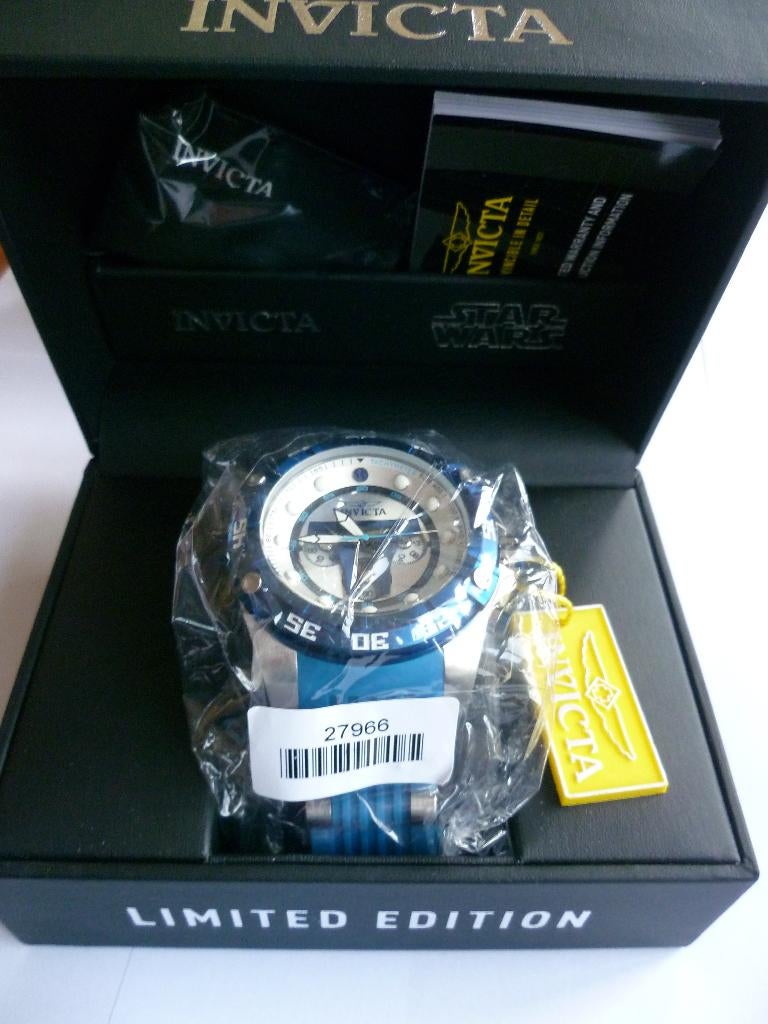 LIMITED EDITION STARWARS CHRONOGRAPH HORLOGE ''JANGO FETT'', Verzamelen, Ophalen of Verzenden, Nieuw, Gebruiksvoorwerp