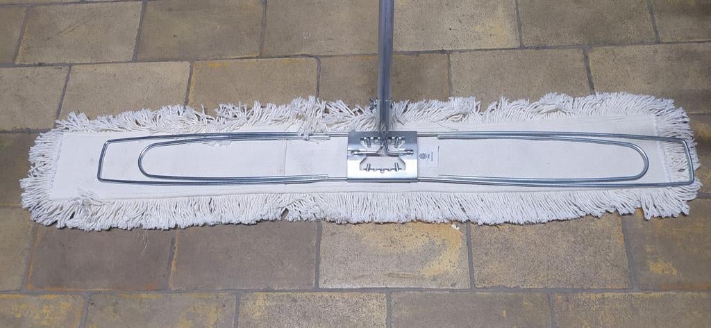 Poets mop uit ijzer ZONDER de hoes. Lengte 1 meter., Ophalen