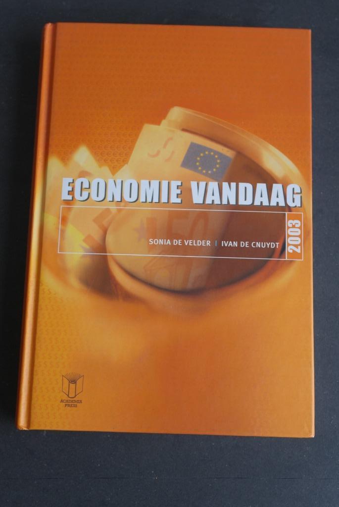 boek: economie vandaag (Sonia de Velder / Ivan De Cnuydt inh, Enlèvement ou Envoi, Utilisé, Sonia de Velder / Ivan De