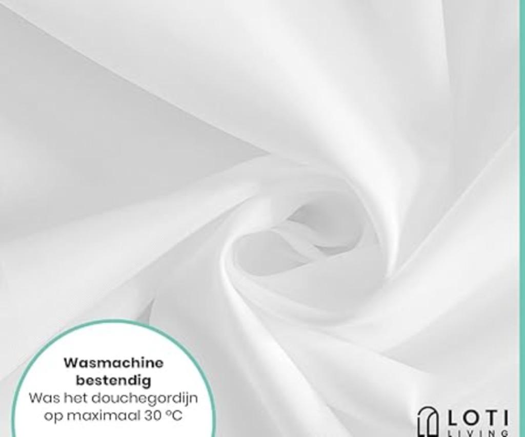 Anti schimmel | 180 x 200 | douchegordijn | Nieuw, Overige kleuren, -, Verzenden, -