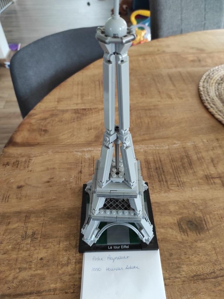 Lego architecture set 21019 la tour eiffel, Enlèvement ou Envoi, Comme neuf