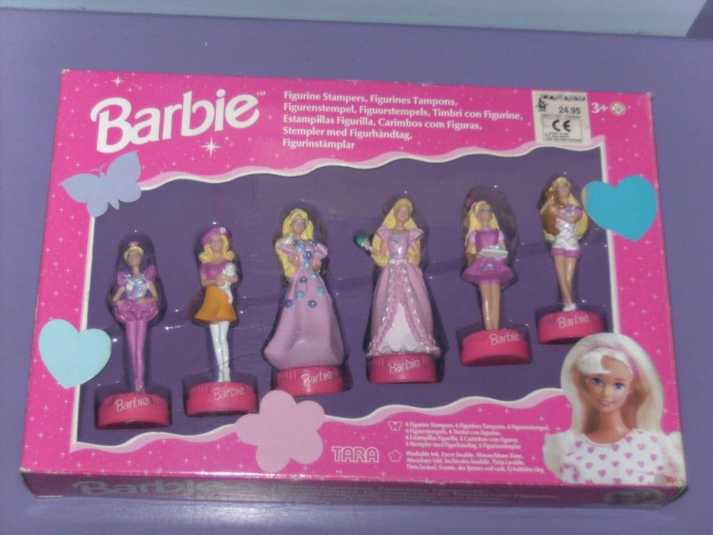 Vintage stempels van barbie., Ophalen of Verzenden, Gebruikt