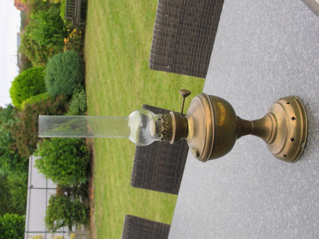 Petroleumlamp, Ophalen, Koper