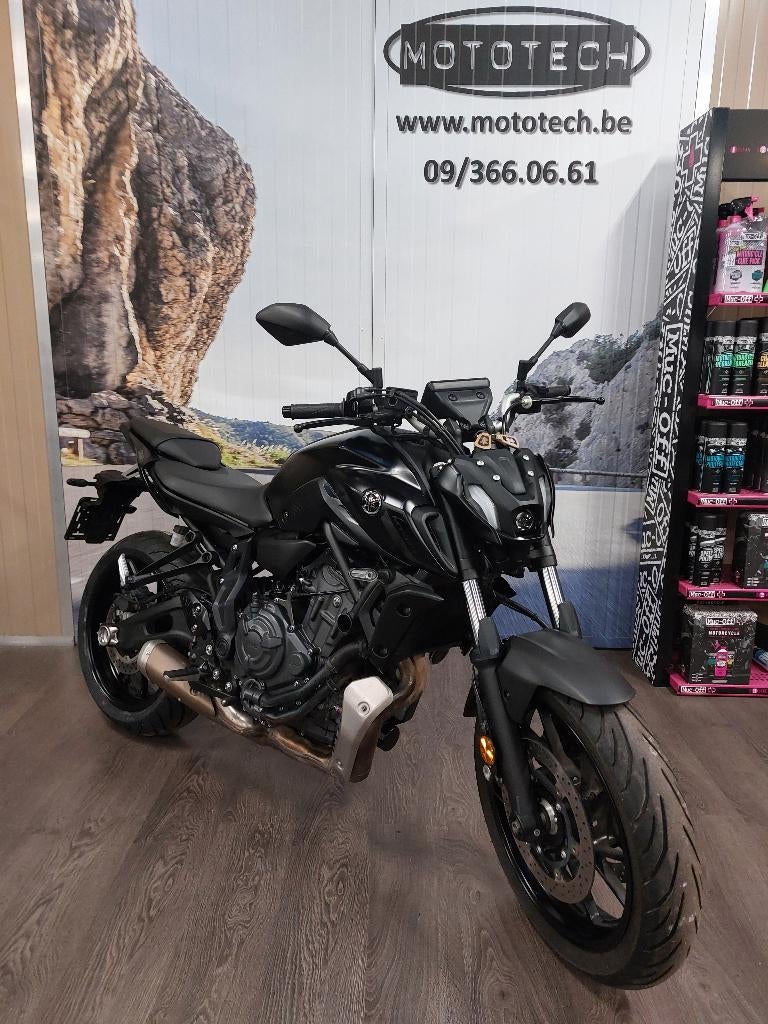 Yamaha MT07 2023 Tech Black  full/35kw, Motoren, 700 cc, Bedrijf, Meer dan 35 kW, Minimaal motorrijbewijs A2
