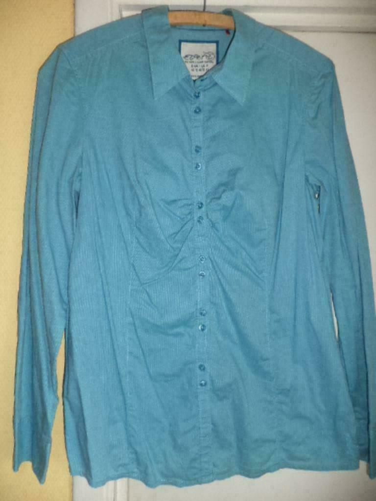 Chemisier Esprit T 44 femme, Blauw, Maat 42/44 (L), Ophalen of Verzenden, Zo goed als nieuw
