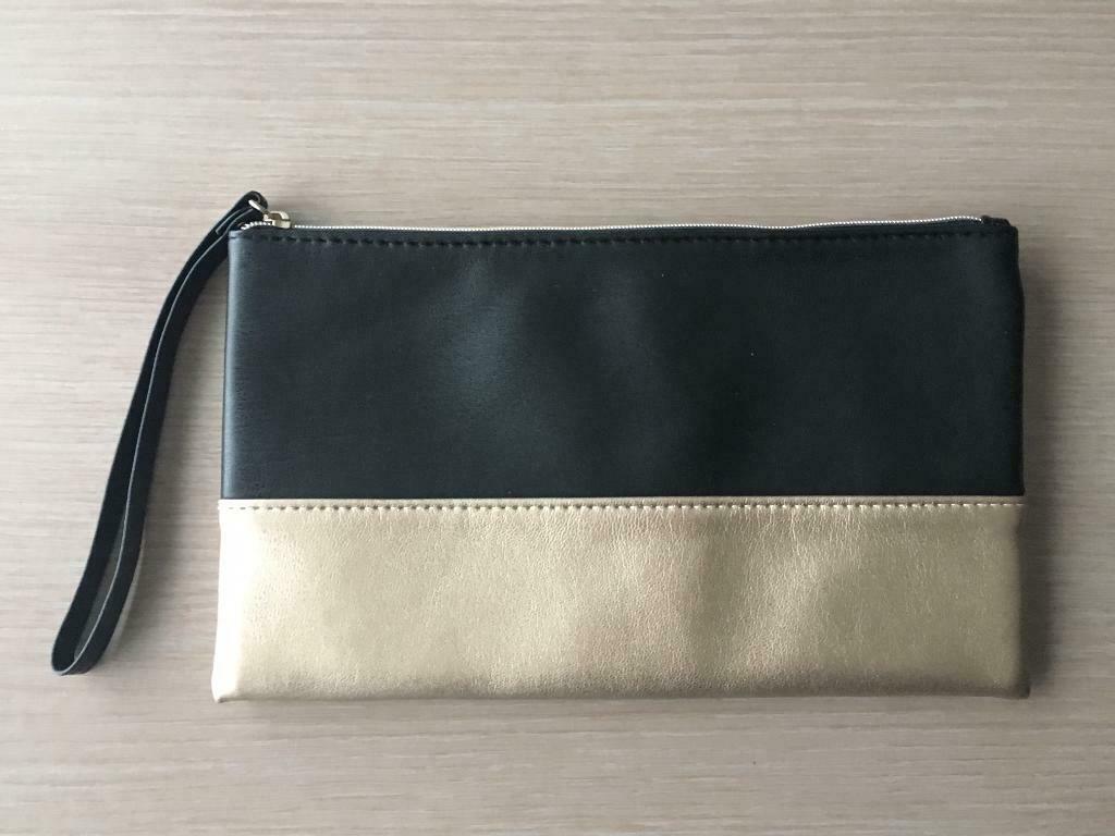 Zwart-gouden clutch - NIEUW, Envoi, Neuf, Noir, Sac de soirée