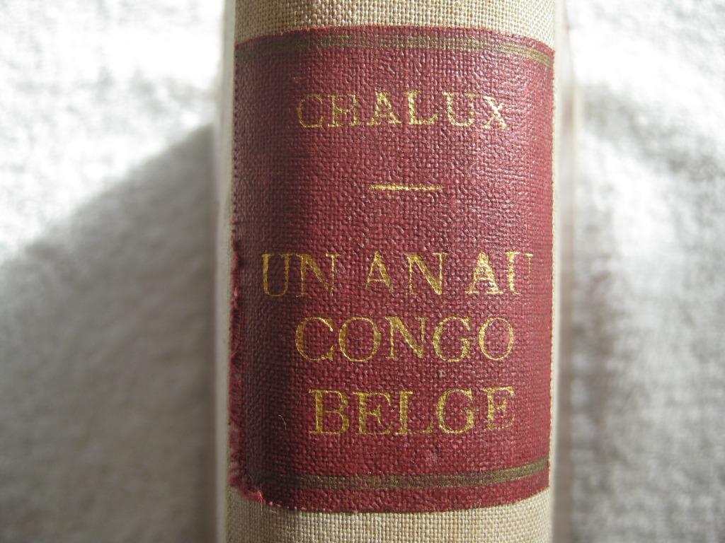 Congo belge – CHALUX - 1925, Enlèvement ou Envoi, Utilisé