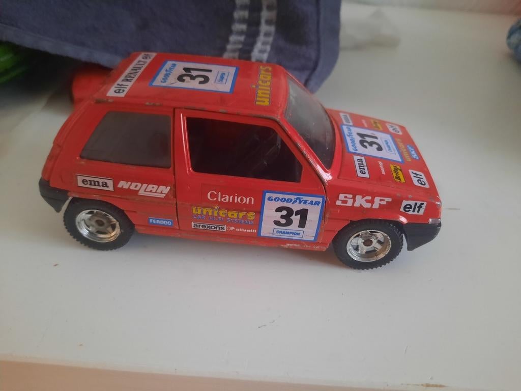 Polistil Renault 5 TSE rally 1/25, Verzenden, Gebruikt, Auto, Overige merken