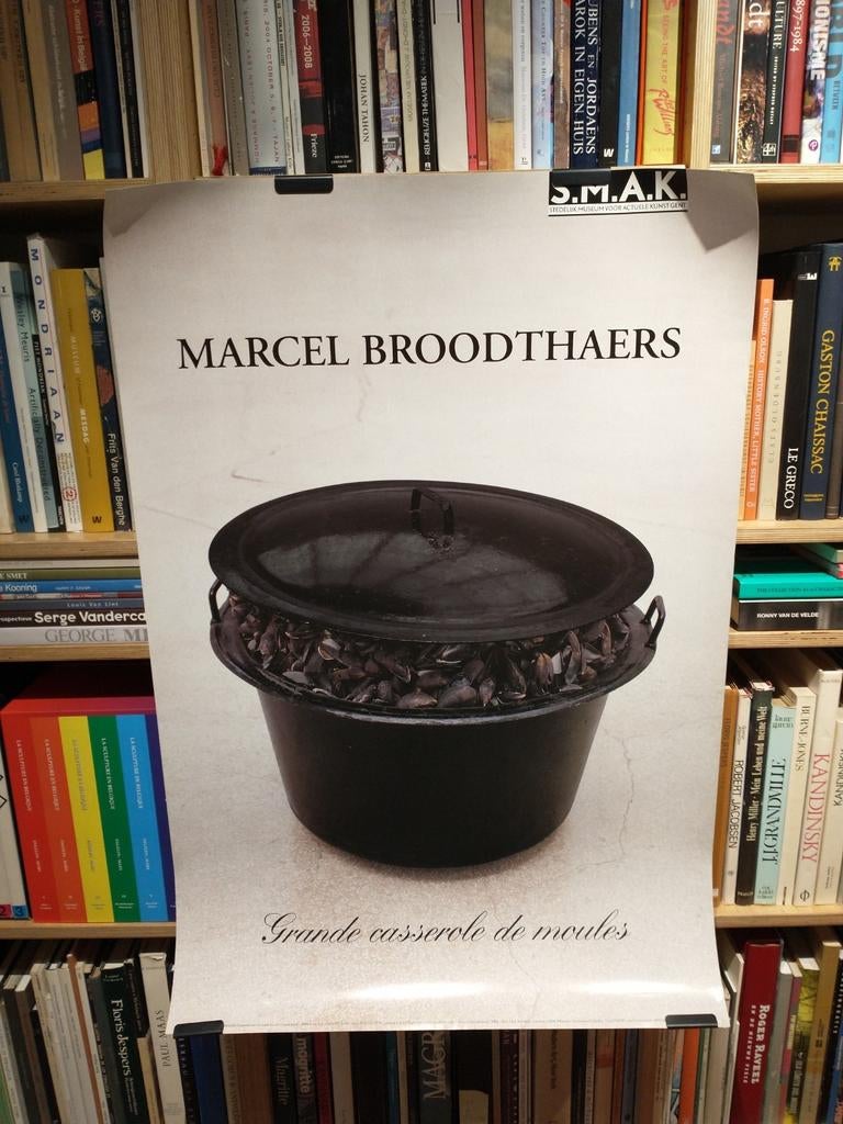 Marcel Broodthaers S.M.A.K. affiche groot, Ophalen of Verzenden, Zo goed als nieuw