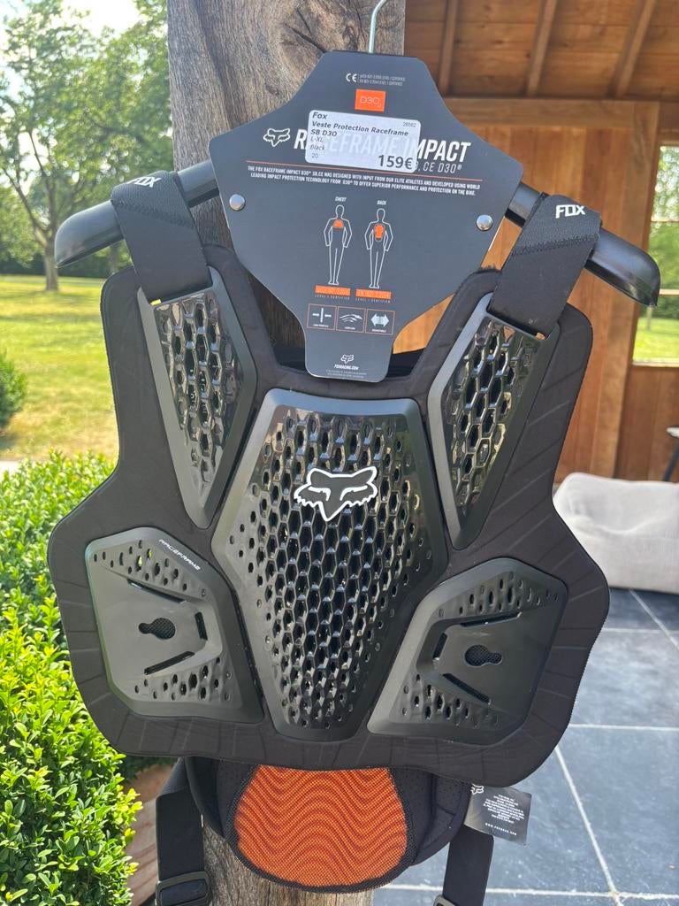 Fox Racing harnas L-XL, Fietsen en Brommers, Ophalen, Zo goed als nieuw, Heren