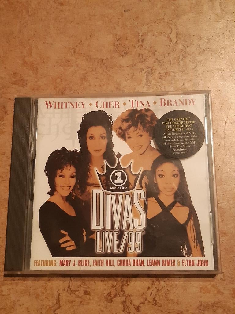 CD Divas Live 99 - Whitney, Cher, Tina & Brandy, Kinderen en Baby's, Ophalen of Verzenden, Nieuw