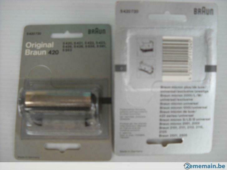 Rasoir Braun Grille 420, Electroménager, Enlèvement ou Envoi, Neuf