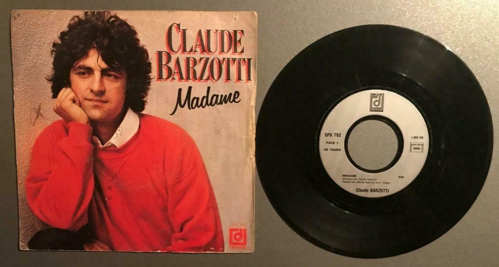 Vinyle de Claude Barzotti -, CD & DVD, Enlèvement ou Envoi, Utilisé, Autres genres, Single