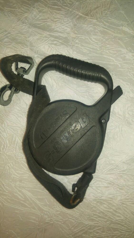 Laisse pour chien noir flexi3 - 5 m standard germany, Utilisé, Laisse pour chien