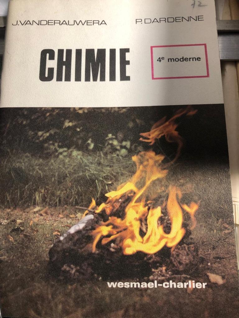 Vanderauwera, Dardenne, Chimie, 4e Moderne, Wesmael-Charlier, Enlèvement, Comme neuf, Enseignement secondaire inférieur, Chimie