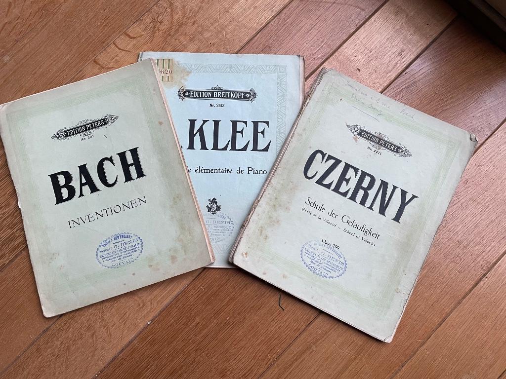 Partituren heel oude +_ 1930, Boeken, Muziek, Ophalen, Gelezen