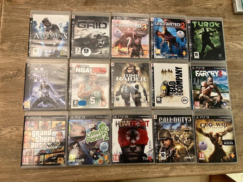 PS3: games (Zie beschrijving), Enlèvement ou Envoi